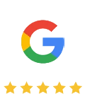 Google five-star locksmith service badge.