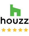 Houzz five-star locksmith service badge.
