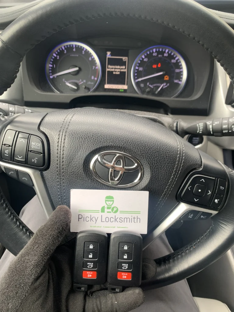 New key fob programing for a Toyota in Boston MA